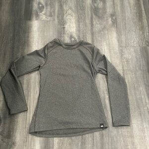 REI Coop Pullover Compression Shirt Asphalt Gray Stripes Size XL (18)